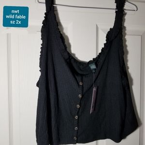 Wild fable crop top sz 2x